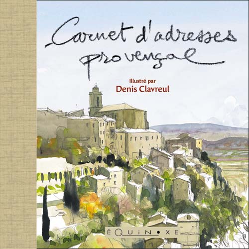 CARNET ADRESSES PROVENCAL CLAVREUL  BEIGE